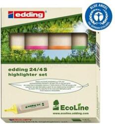 edding 24 Ecoline 4db-os vegyes színű szövegkiemelő (EDDING_7580177004) (EDDING_7580177004)