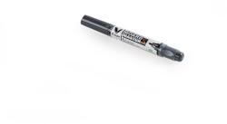 Pilot V-Board Fine Ultra Utántölthető Kerek Hegyű Táblamarker - 0.8 mm, Fekete (WBMA-VS-UF-B-BG)
