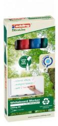 edding 28 EcoLine táblamarker, 4 színből álló csomag