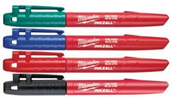 Milwaukee Szines jelölő filc 4db (48223106)