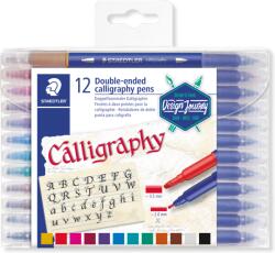 STAEDTLER Marsgraphic Duo Kétvégű Ecsetirón Készlet - 3.5/2 mm, 24 db, Vegyes (3005 TB24)