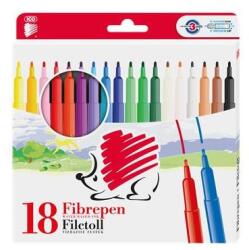 ICO Süni 300 Filctoll Készlet - 1 mm, 18 Különböző Szín (9580123002)