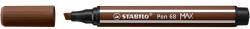 STABILO Pen 68 Max Rostirón - 1-5 mm, Vágott Hegy, Barna (768/45)