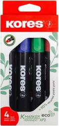 Kores K-MARKER Eco tartós, 4 színből álló készlet (20764)