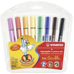 STABILO Filctoll STABILO Trio Scribbi 8 darabos (368/8-01) - papir-bolt
