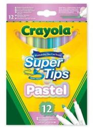 Crayola Crayola: Super Tips pasztell filctoll szett - 12 darabos (58-7515) - vackorjatek