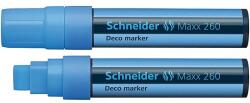 Schneider Maxx 260 Folyékony Krétamarker - 5-15 mm, Világos Kék