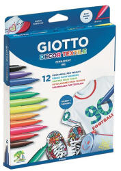 GIOTTO Textilmarker - 12 Darabos