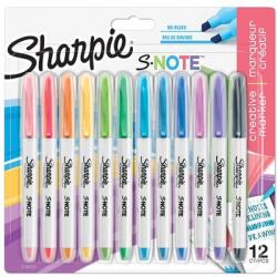 Sharpie S-Note 2: 1 lettering 12 db-os vízbázisú marker (NSH2138233) - bevachip