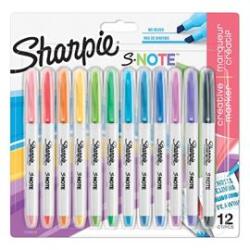 Sharpie S-Note 2: 1 lettering 12 db-os vízbázisú marker (NSH2138233) (NSH2138233) - mysoft