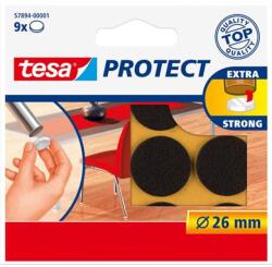 TESA Filckorong, karcolásgátló, 26mm, TESA "Protect®", barna, 9db/cs (57894-00001-01)