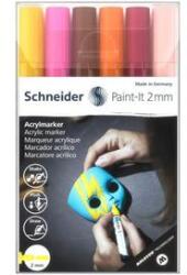 Schneider Dekormarker készlet, akril, 2 mm, SCHNEIDER "Paint-It 310", 6 különböző szín (tsc310v63) - irodaszer