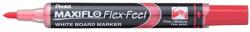 Pentel Maxiflo Flex Feel Hajlékony Hegyű Táblamarker - 1-5 mm, Piros