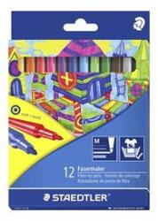 STAEDTLER Rostirón készlet, 1 mm, STAEDTLER "325", 12 különböző szín (ts325c12) - irodaszer