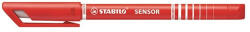 STABILO Tűfilc STABILO Sensor 0, 3mm piros (189/40) - papir-bolt