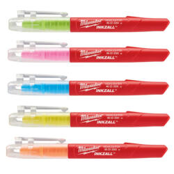 Milwaukee Inkzall szövegkiemelő színes 5db/cs (48223206) - hardtools