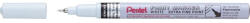 Pentel Lakkmarker 0, 7mm, Pentel fehér (MFP10-W) - cartridge