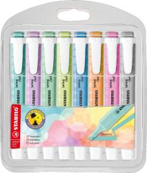 STABILO swing cool Pastel 1-4mm Szövegkiemelő Készlet - Vegyes Színek 8 db / Csomag (275/8-08-2)