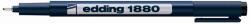 edding 1880 Tusfilc - 0.7 mm, Fekete