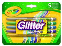 Crayola csillámos filctoll 5 db (58-8645)