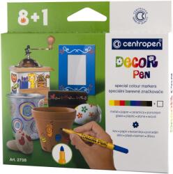Centropen Decor Pen 2738, 8 + 1 db a csomagban