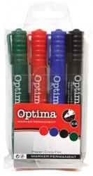 Optima Alkoholos Marker - Kerek, 4 Darabos Készlet