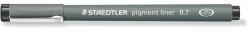 STAEDTLER Tusfilc, 0, 7 mm, STAEDTLER "Pigment Liner 308", fekete