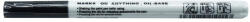  Lakkmarker 0, 8mm, kerek Bluering fekete (50638)