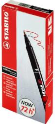 STABILO OHPen 842 F alkoholos filc piros 10db (842/40B10)