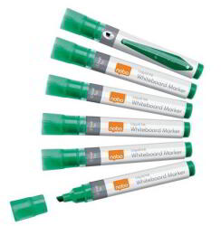 Nobo 4mm Táblamarker Készlet - Zöld 10 db / Csomag