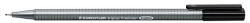 STAEDTLER Triplus Tűfilc - Vízbázisú, Kimosható, 0, 3 mm, Fekete (334-9)