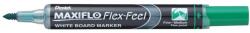 Pentel Maxiflo Flex Feel Hajlékony Hegyű Táblamarker - 1-5 mm, Zöld