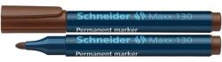 Schneider Alkoholos marker, 1-3 mm, kúpos, SCHNEIDER "Maxx 130", barna (tsc130b) - irodaszer