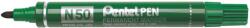Pentel N50-De Extreme Fém Testű, Kerek Hegyű Alkoholos Marker - 4.3 mm, Zöld