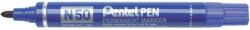Pentel N50-Ce Extreme Kerek Hegyű Fém Testű Alkoholos Marker - 4.3 mm, Kék