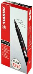STABILO OHPen 841 S alkoholos filc fekete 10db (841/46B10)