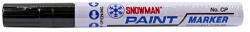 SNOWMAN Cp-12 Lakkmarker - 4, 5mm, Fekete
