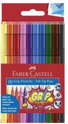 Faber-Castell Grip Filctoll Készlet - Háromszögletű, 10 Különböző Szín (155310)
