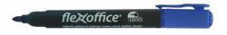 FlexOffice Alkoholos marker, 1, 5 mm, kúpos, FLEXOFFICE "PM03", kék