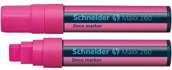 Schneider Maxx 260 Folyékony Krétamarker - 5-15 mm, Rózsaszín