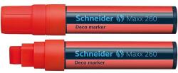 Schneider Maxx 260 Folyékony Krétamarker - 5-15 mm, Piros