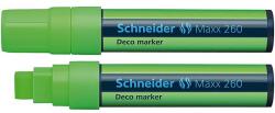 Schneider Maxx 260 Folyékony Krétamarker - 5-15 mm, Zöld