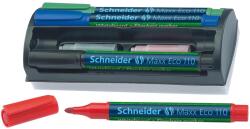 Schneider Maxx Eco 110 Szivacsos Tábla- És Flipchart Marker Készlet - 1-3 mm, 4 Színben (E111098)