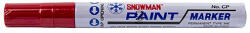 SNOWMAN Cp-12 Lakkmarker - 4, 5mm, Piros