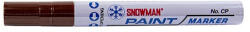 SNOWMAN Cp-12 Lakkmarker - 4, 5mm, Barna
