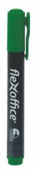 FlexOffice Alkoholos marker, 1, 5 mm, kúpos, FLEXOFFICE "PM03", zöld