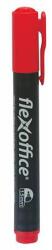 FlexOffice Alkoholos marker, 1, 5 mm, kúpos, FLEXOFFICE "PM03", piros