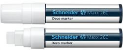 Schneider Maxx 260 Folyékony Krétamarker - 5-15 mm, Fehér