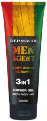 Dermacol Tusfürdő férfiaknak Men Agent Don´t Worry Be Happy (3 in 1 Shower Gel) 250 ml