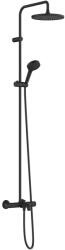Hansgrohe Vernis Blend, Showerpipe 240 1jet kád termosztáttal, fekete matt, HAN-26899670 (HAN-26899670)